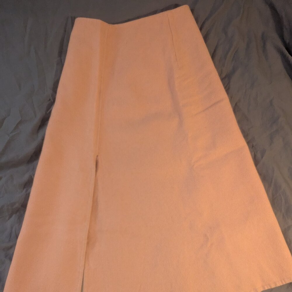 Limited Edition Zara Wool Skirt Midi A Line Wrap - Picture 12 of 14